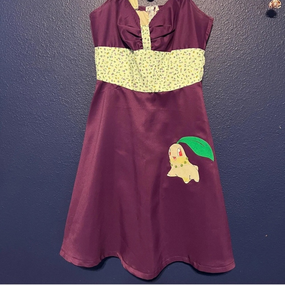 Small Womens Dress Chikorita Pokemon